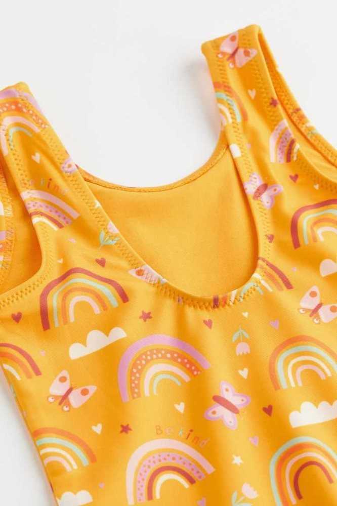 H&M Printed Badeanzüge Kinder Mintfarben Grün | 2819-BLFYQ