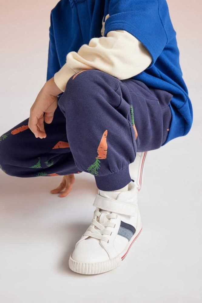 H&M Printed Jogginghose Kinder Dunkelblau | 0612-WNZXJ