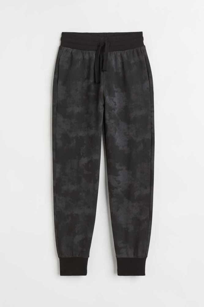 H&M Printed Jogginghose Kinder Hellgrau | 3674-UZMSI