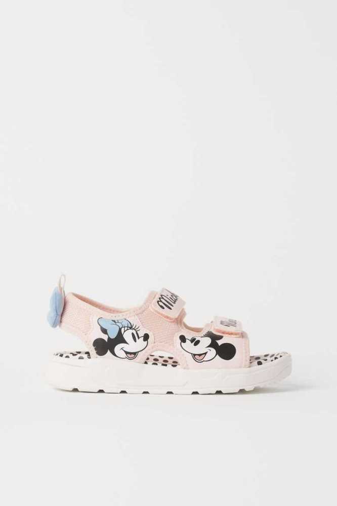 H&M Printed Sandalen Kinder Hellrosa | 0319-TPUFQ