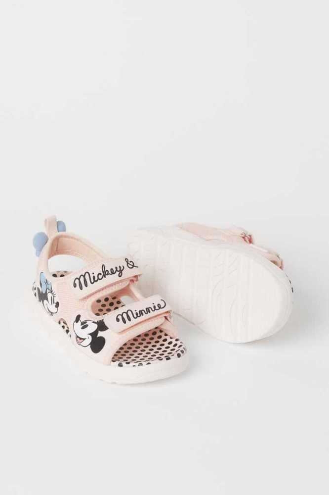 H&M Printed Sandalen Kinder Hellrosa | 0319-TPUFQ