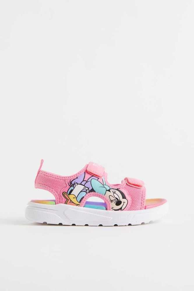 H&M Printed Sandalen Kinder Hellrosa | 0319-TPUFQ