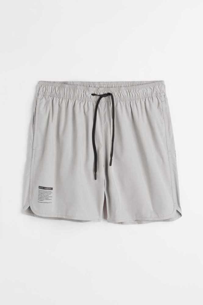 H&M Printed Shorts Bademode Herren Hellgrau | 7514-RAYGQ