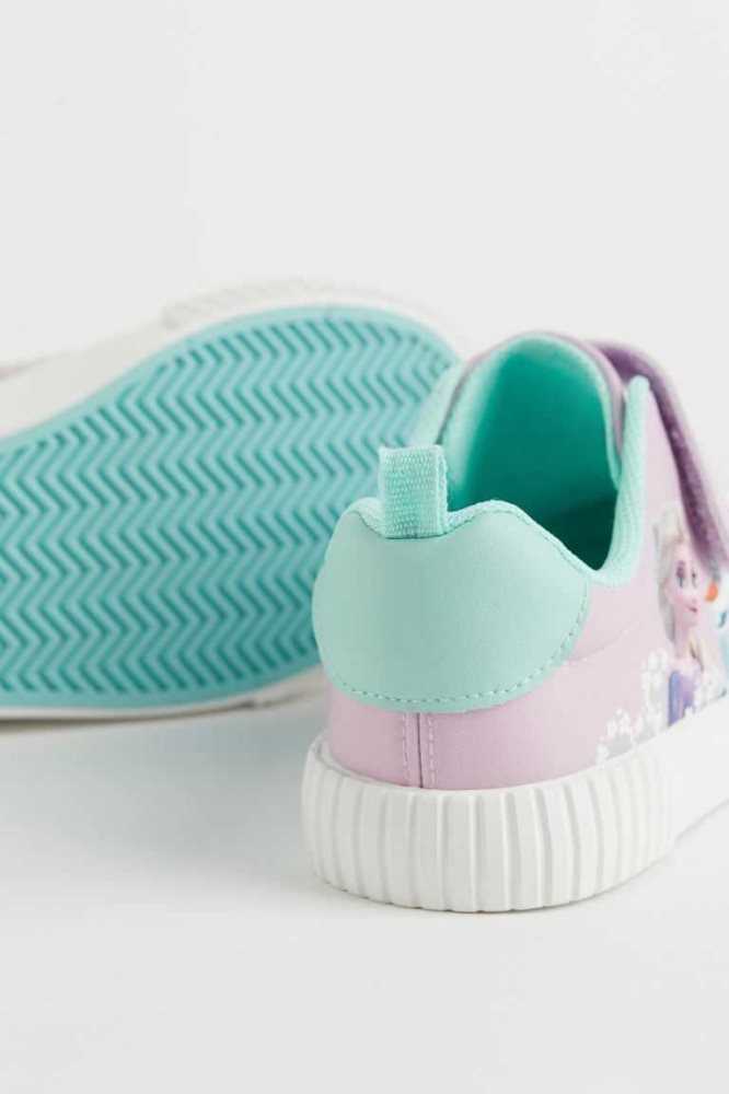 H&M Printed Sneakers Kinder Hellblau | 9180-WKQNI