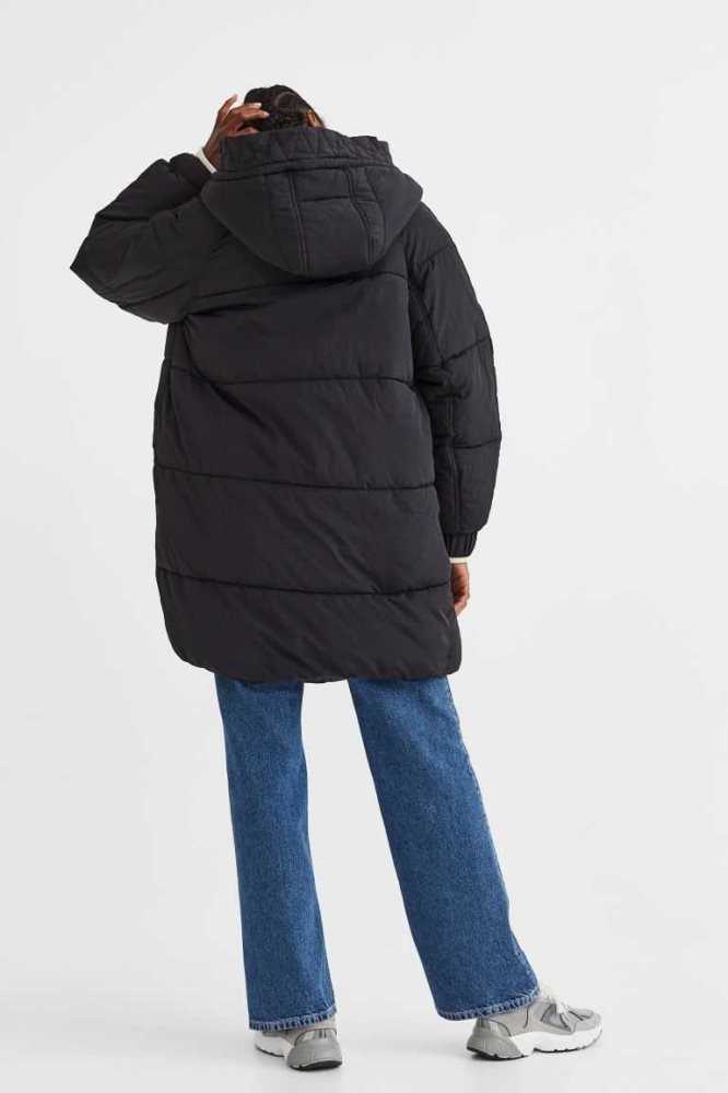 H&M Puffer Jacke Damen Gelb | 7502-ZQGOB