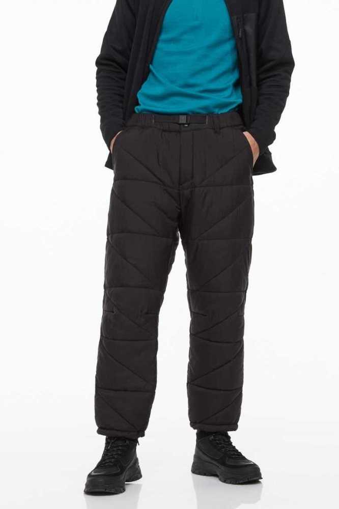 H&M Puffer PantsBelt Sportbekleidung Herren Schwarz | 0168-GONJX