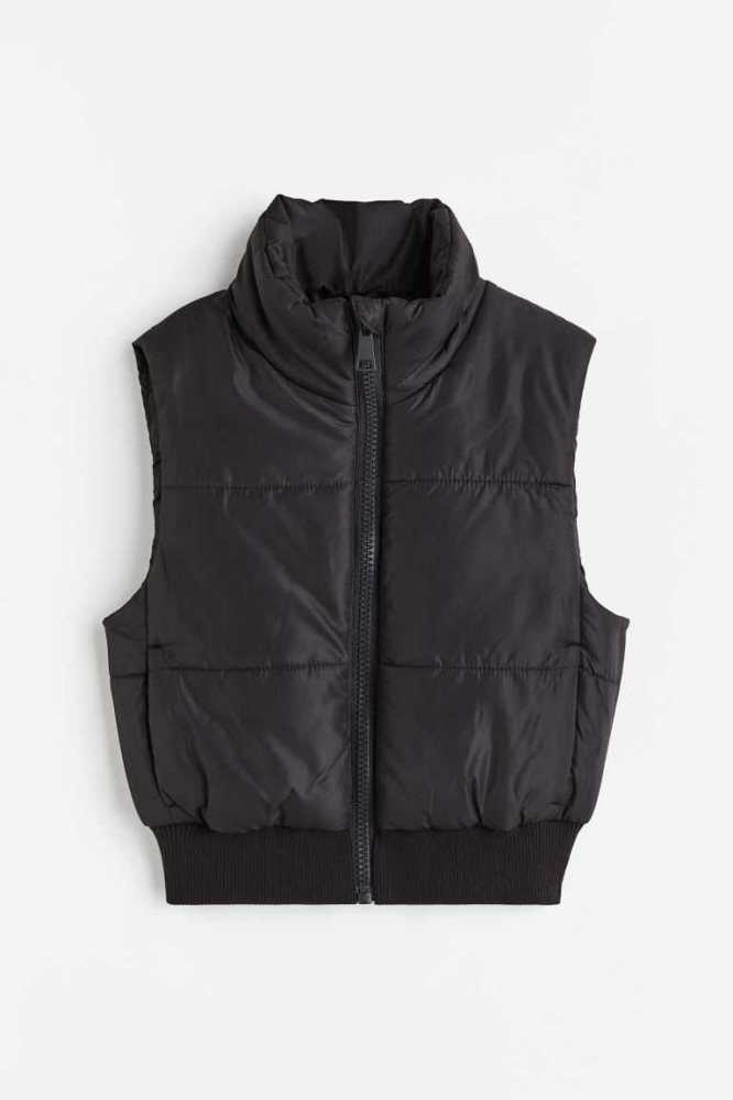 H&M Puffer Vest Oberbekleidung Kinder Grün | 7194-MLGWK