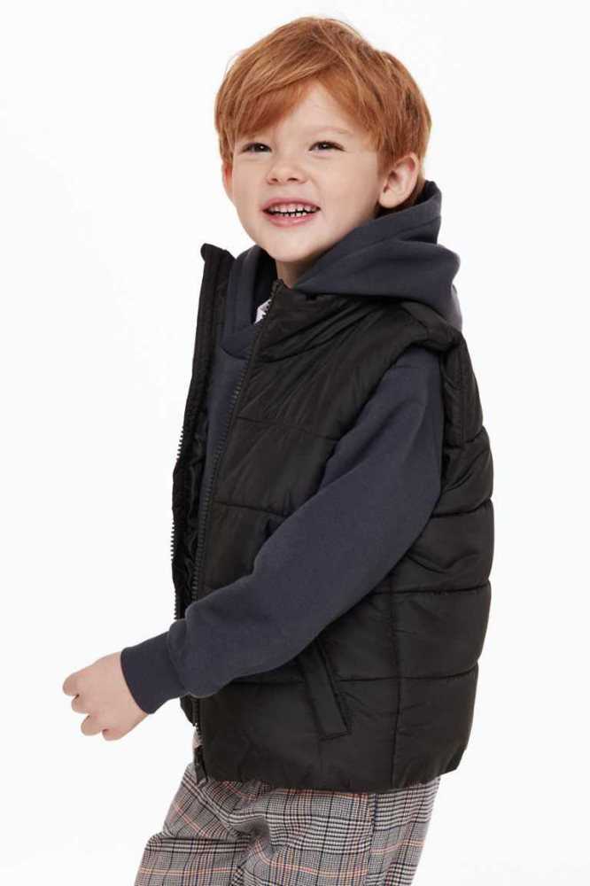 H&M Puffer Vest Oberbekleidung Kinder Helllila | 1856-OZGBN