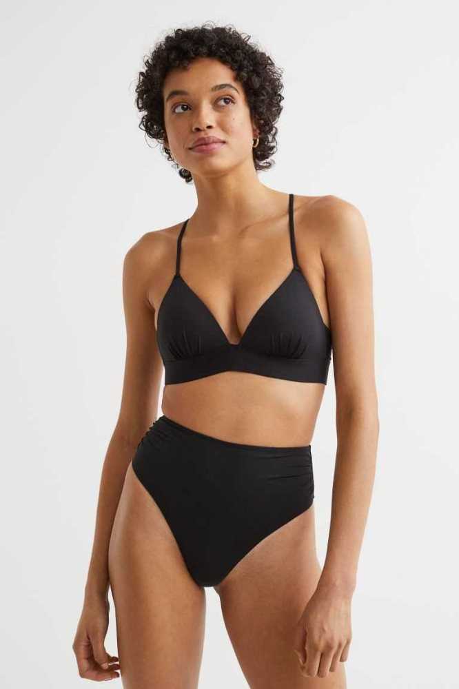 H&M Push-up Bikini Top Strandkleidung Damen Weiß | 7651-DGCJH