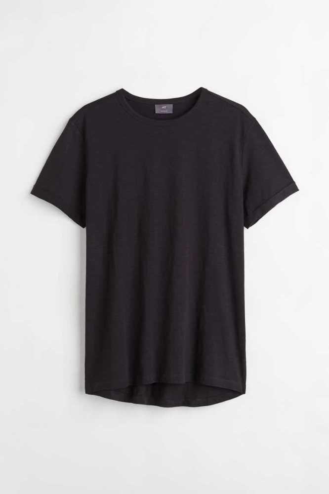 H&M Regular Fit Baumwoll T-shirts Herren Weiß | 2697-RUNPT