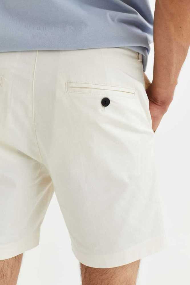 H&M Regular Fit Chino Kurze Hose Herren Hellblau | 1946-MUEXD