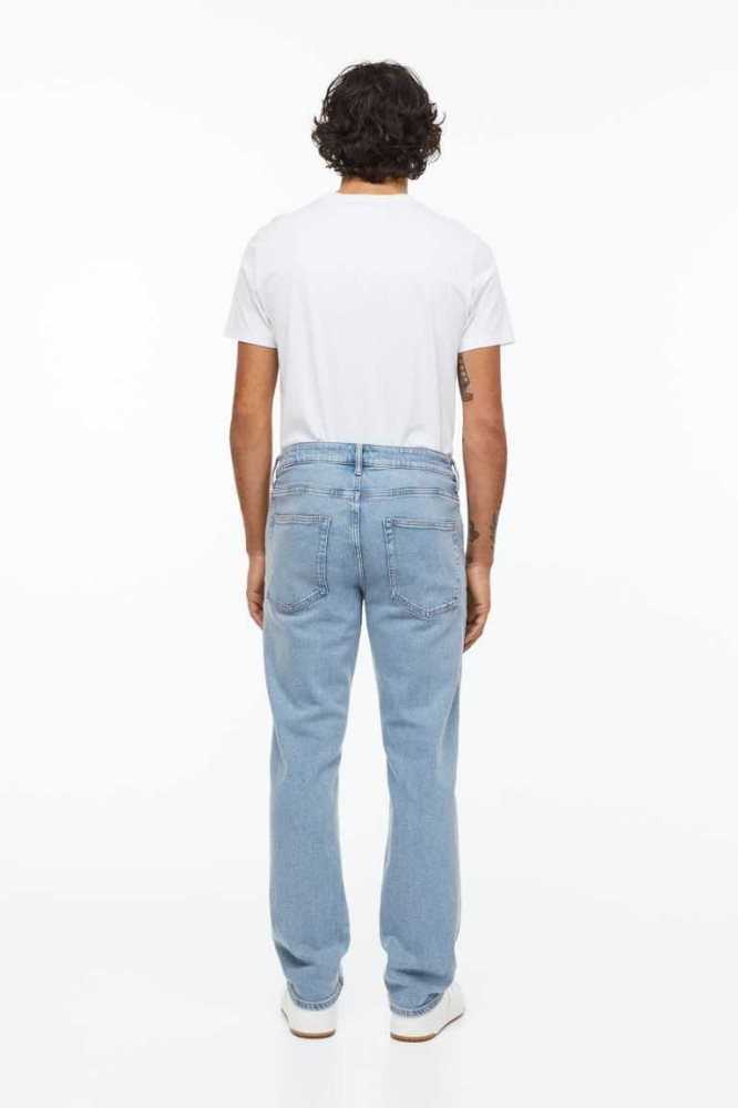 H&M Regular Jeans Herren Blau | 3902-DIVQZ