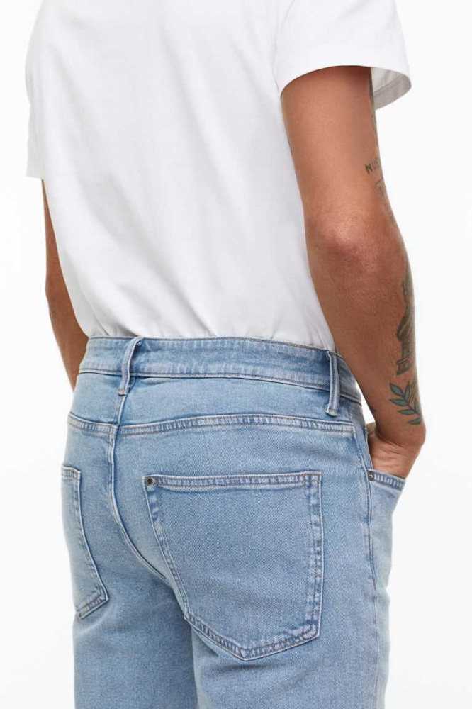 H&M Regular Jeans Herren Blau | 3902-DIVQZ