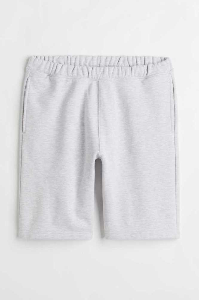 H&M Relaxed Fit Baumwoll Jogger Kurze Hose Herren Hellgrün | 9018-XNYUC