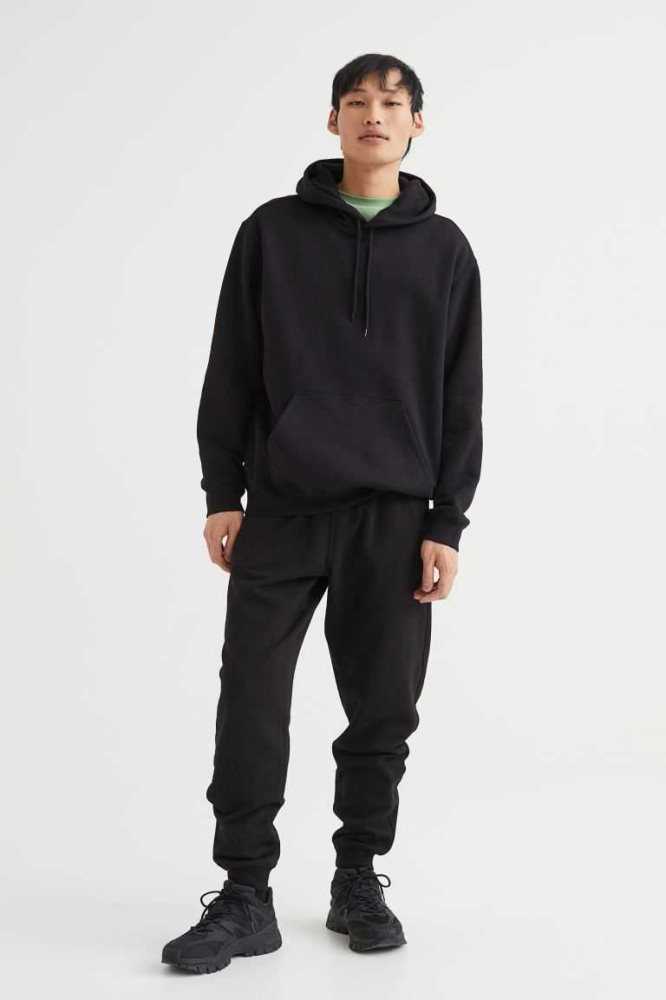 H&M Relaxed Fit Hoodie Herren Dunkelbraun | 0875-VQWUD