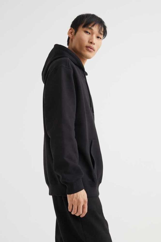 H&M Relaxed Fit Hoodie Herren Dunkelbraun | 0875-VQWUD