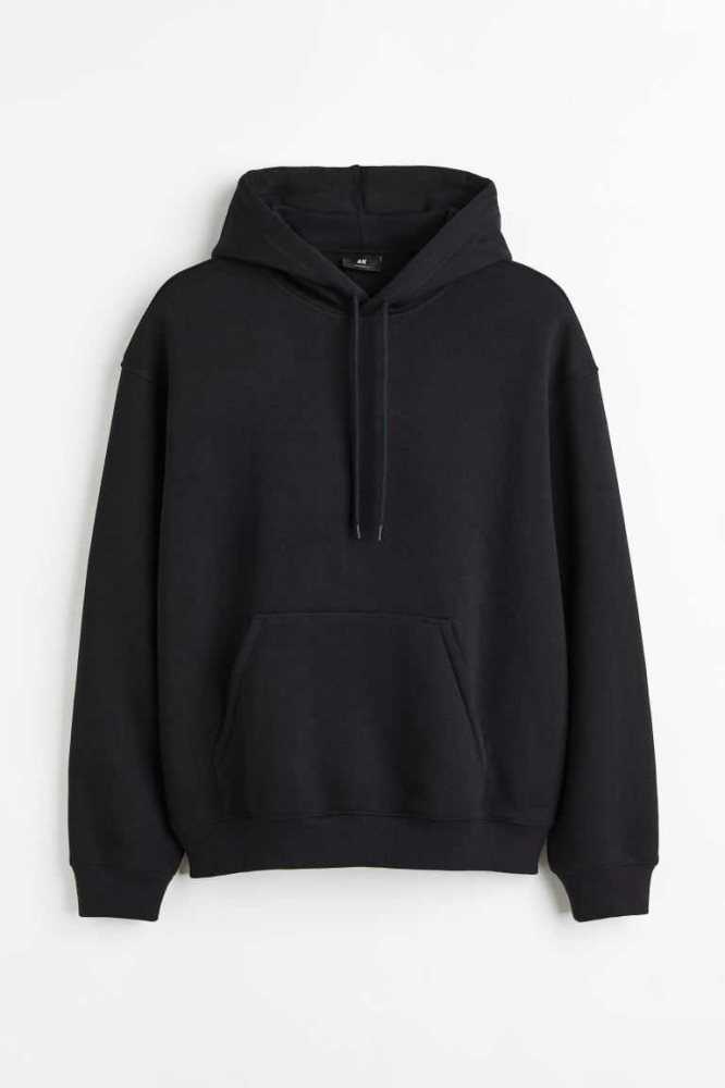 H&M Relaxed Fit Hoodie Herren Dunkelbraun | 0875-VQWUD