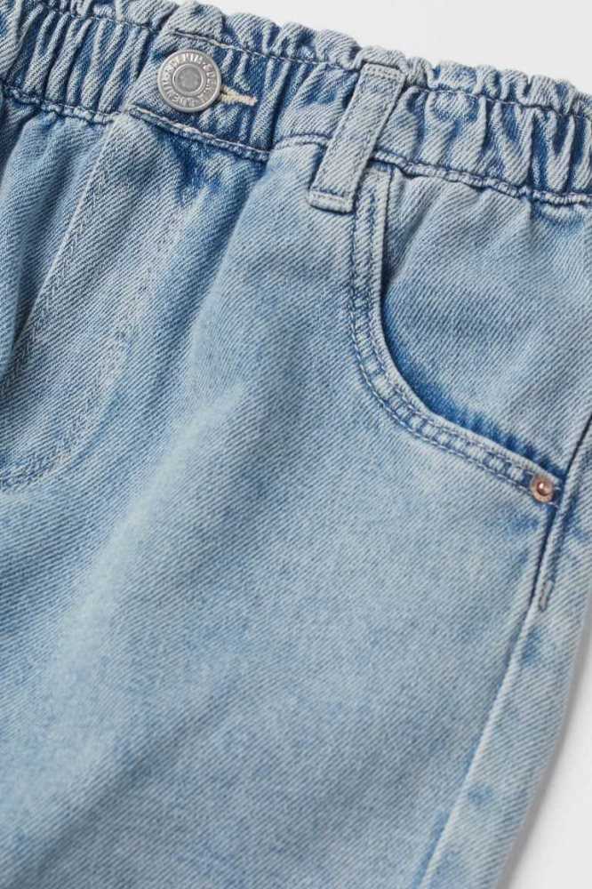 H&M Relaxed Fit Jeans Kinder Blau | 0328-RPFYQ