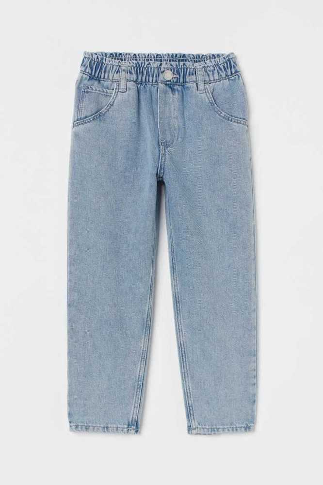 H&M Relaxed Fit Jeans Kinder Hellblau | 4390-UADQJ