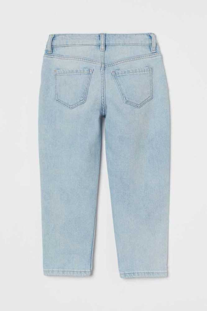 H&M Relaxed Fit Jeans Kinder Hellblau | 9851-NGUST