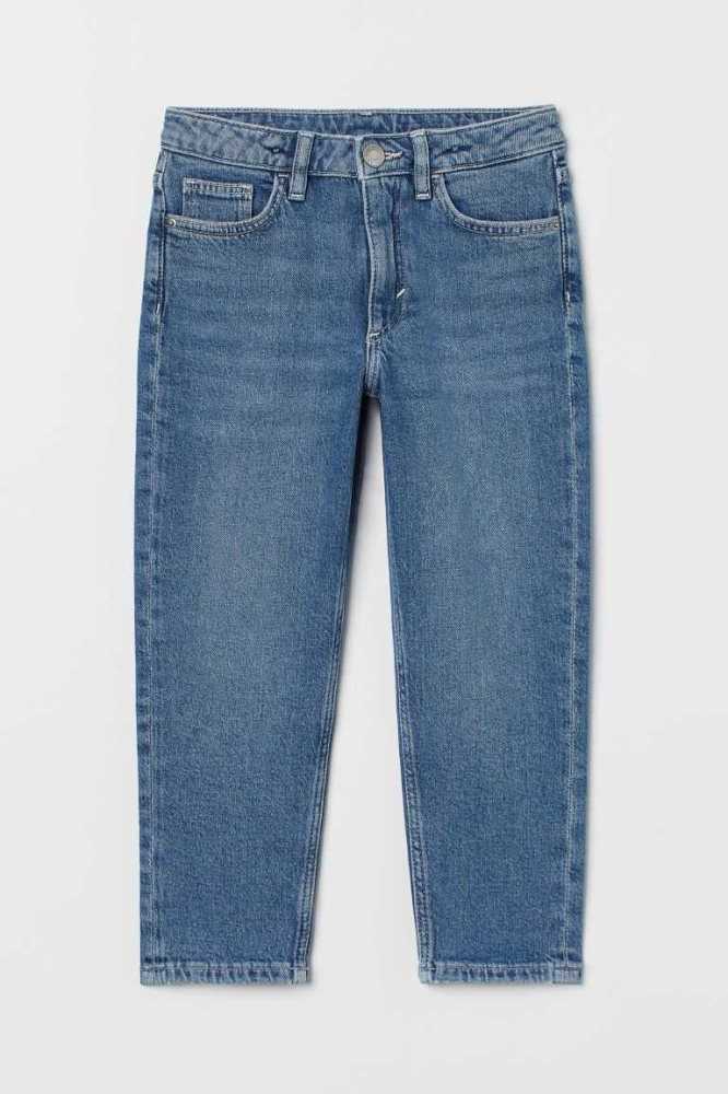 H&M Relaxed Fit Jeans Kinder Hellblau | 9851-NGUST