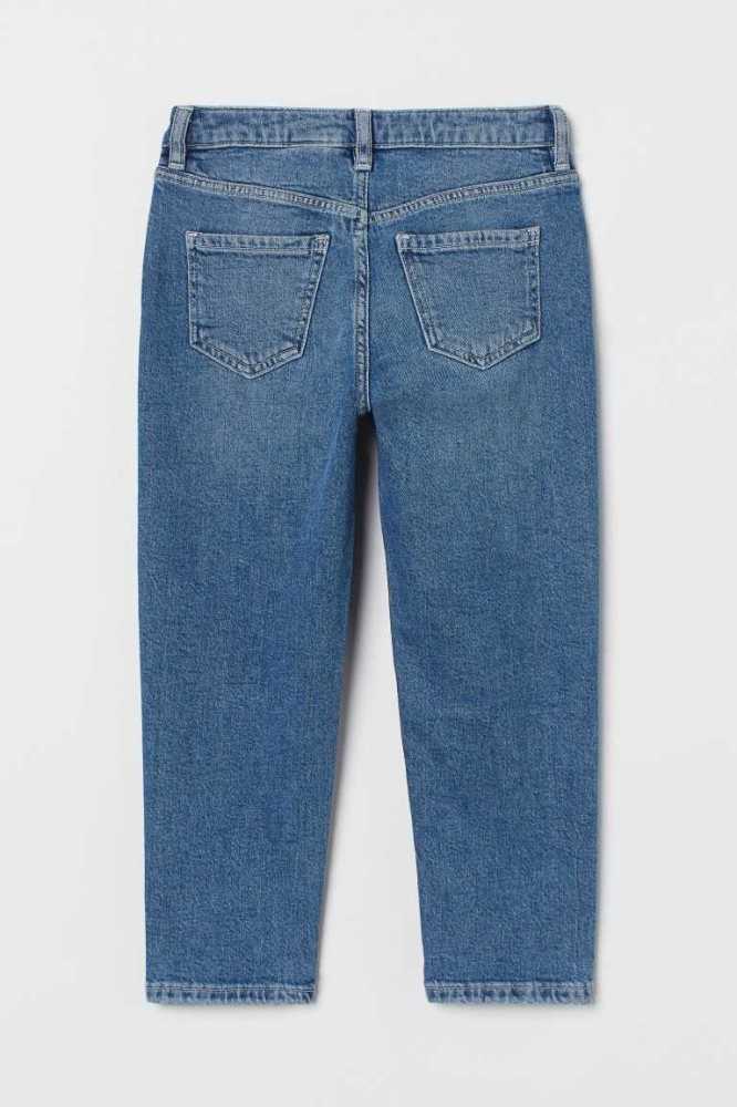 H&M Relaxed Fit Jeans Kinder Hellblau | 9851-NGUST