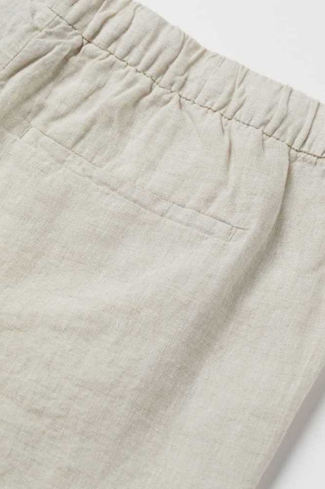 H&M Relaxed Fit Kurze Hose Herren Beige | 6059-NBGEC