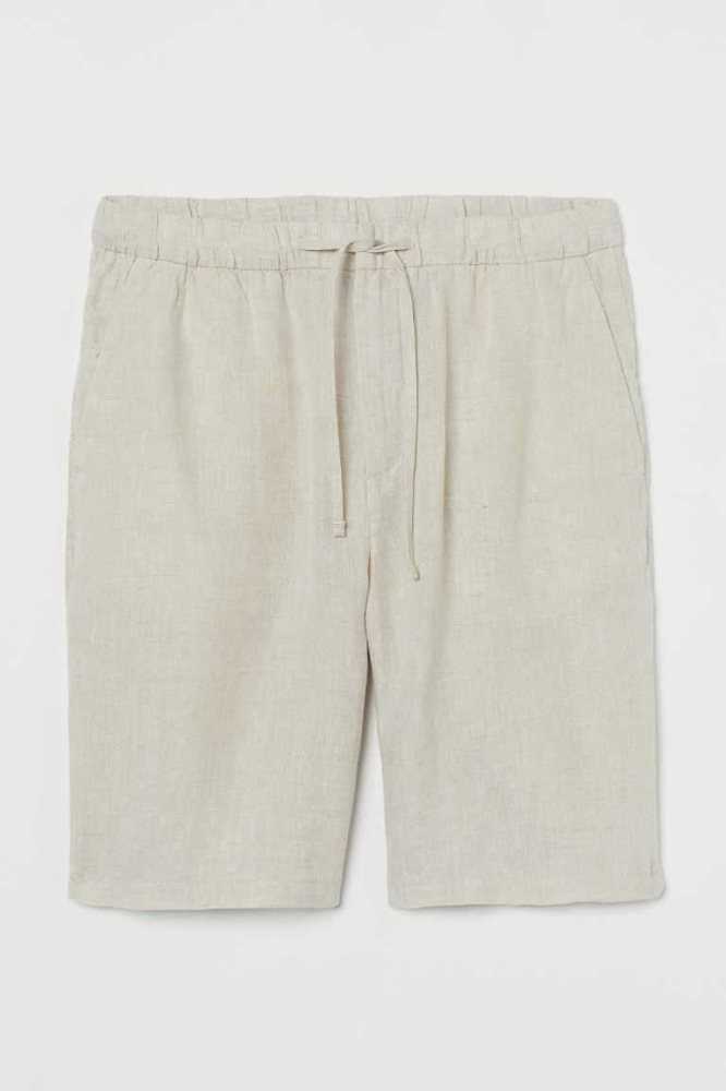 H&M Relaxed Fit Kurze Hose Herren Beige | 6059-NBGEC