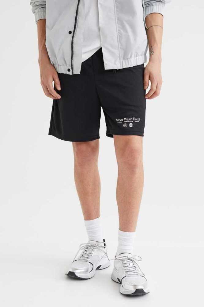 H&M Relaxed Fit Mesh Kurze Hose Herren Weiß | 0168-UEGAD