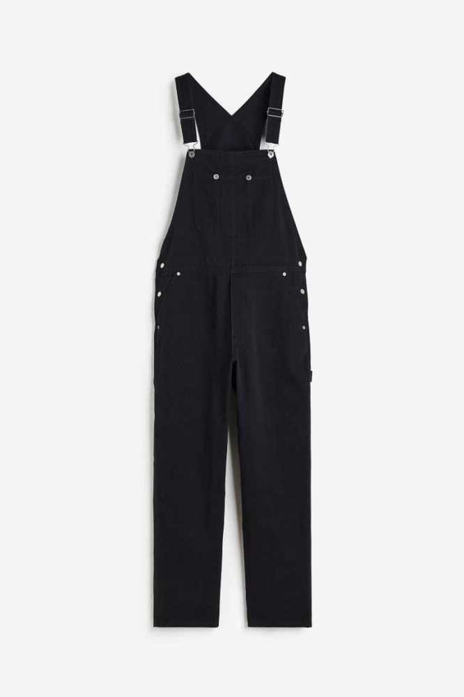 H&M Relaxed Fit Overalls Hose Herren Weiß | 0512-DQOMJ