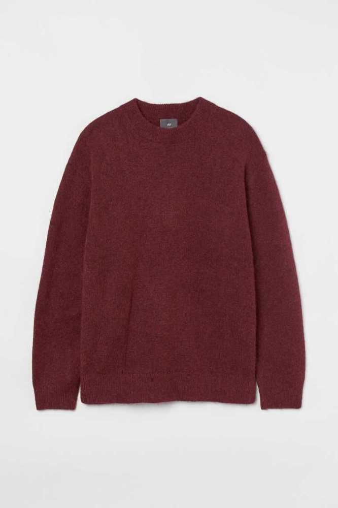 H&M Relaxed Fit Pullover Herren Weiß | 4708-KEUFB