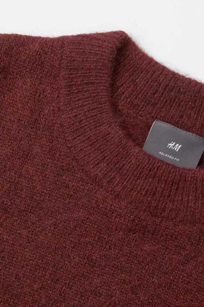 H&M Relaxed Fit Pullover Herren Weiß | 4708-KEUFB