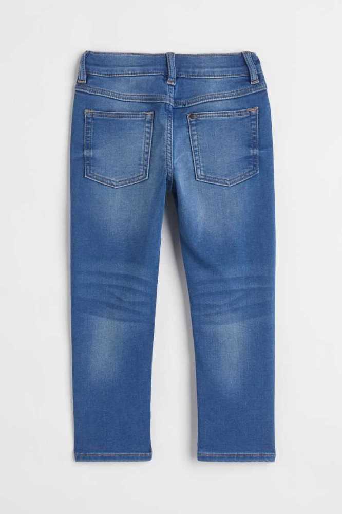 H&M Relaxed Fit Super Soft Jeans Kinder Dunkelblau | 4739-NQWXD