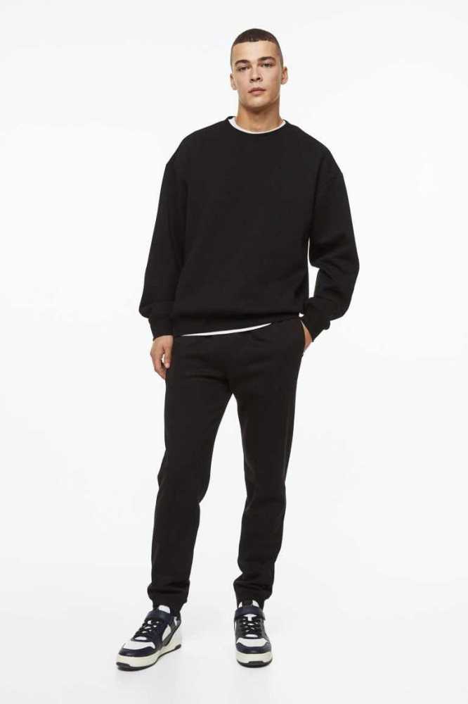 H&M Relaxed Fit Sweatshirt Herren Bordeaux | 7804-WVUJB