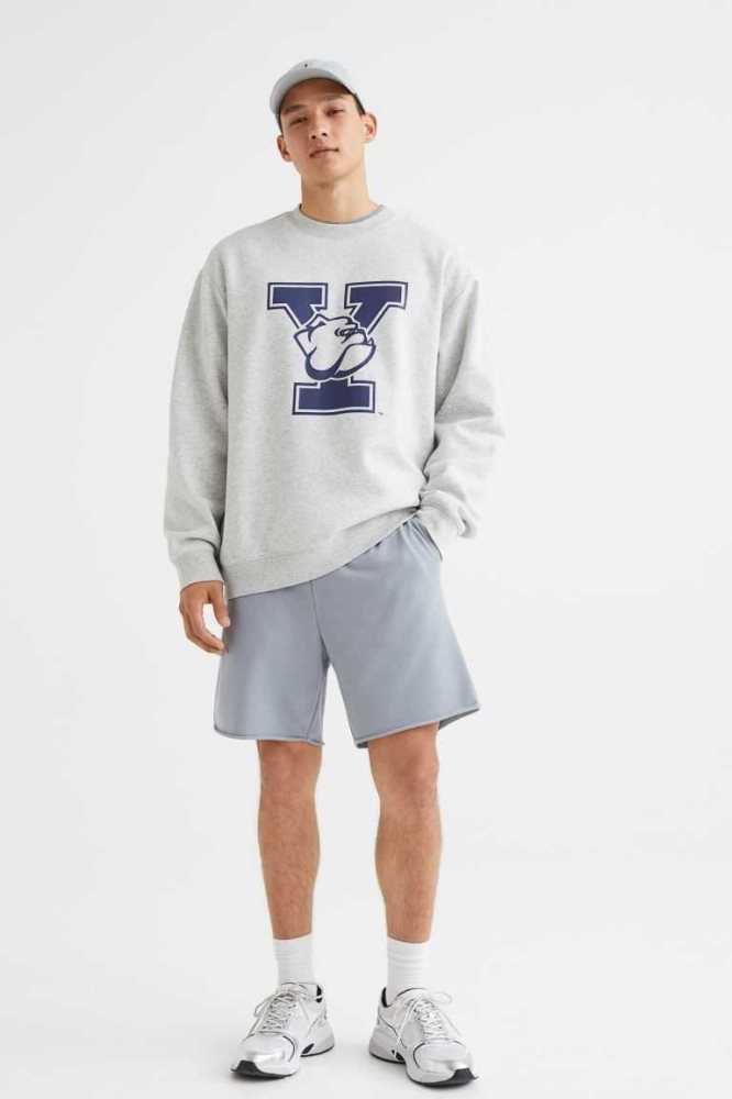 H&M Relaxed Fit Sweatshirt Herren Hellrosa | 1740-PCLWO