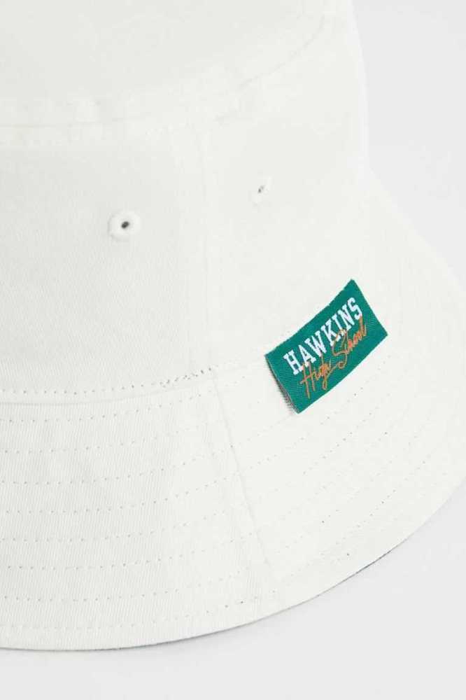 H&M Reversible Baumwoll Bucket Hüte Herren Grün | 3178-HYFVN