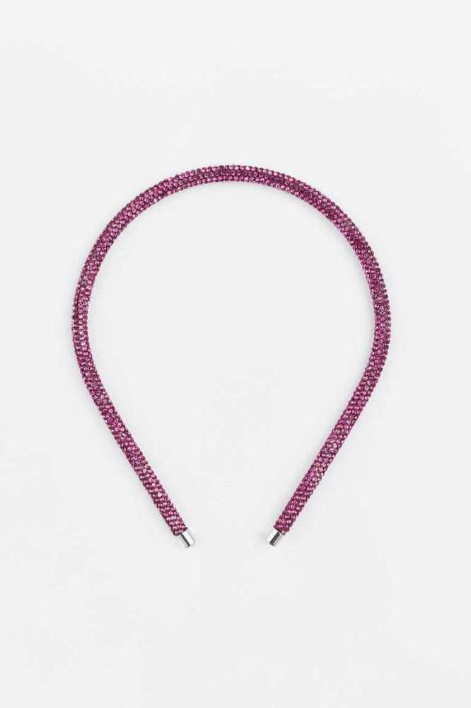 H&M Rhinestone Hairband Ausrüstungen Damen Lila | 3564-LETXP