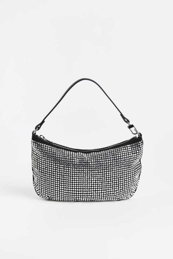 H&M Rhinestone-embellished Shoulder Tasche Damen Grün | 2104-PHMOU