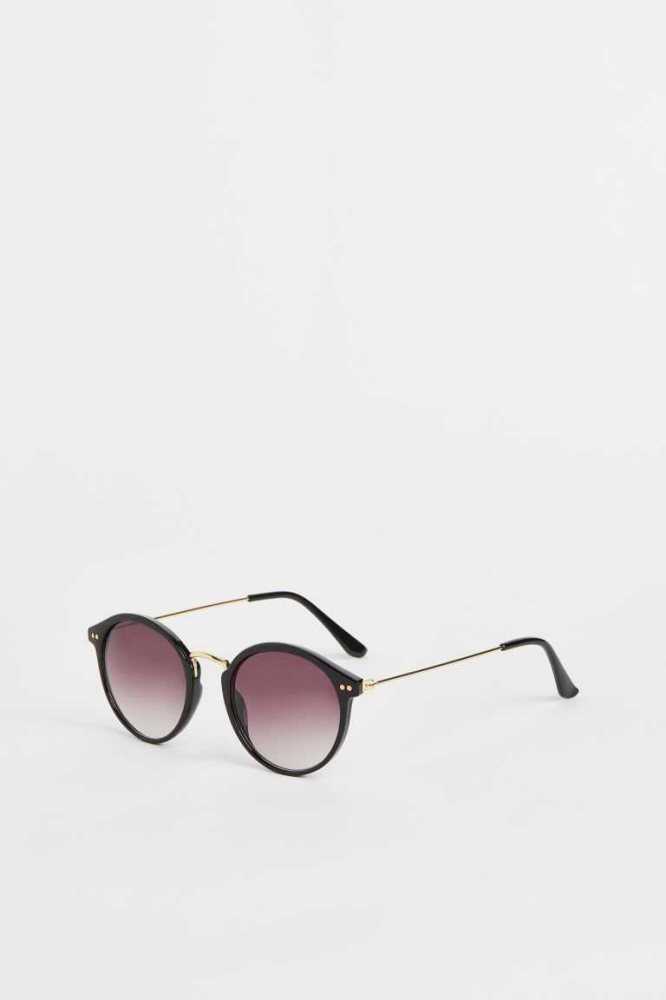 H&M Round Sonnenbrille Damen Hellrosa | 4053-GRUTL