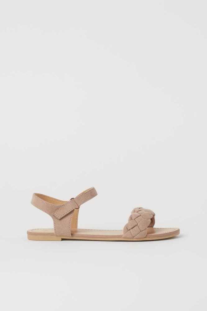 H&M Sandalen Kinder Beige Rosa | 9743-FZVHC