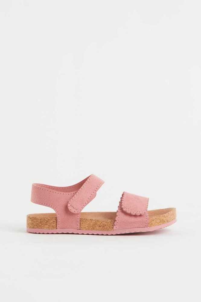 H&M Sandalen Kinder Beige Weiß | 3276-DKWYP