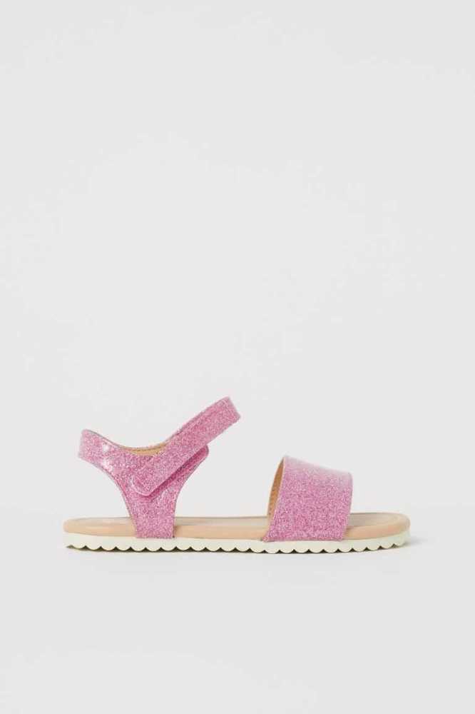 H&M Sandalen Kinder Hellrosa | 5681-FKPHX