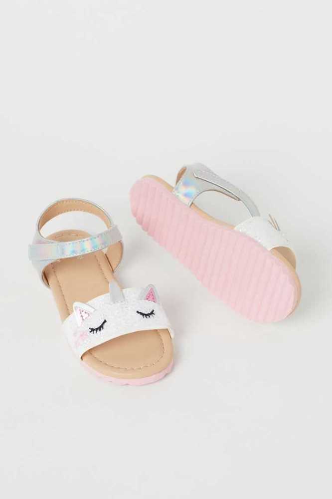 H&M Sandalen Kinder Hellrosa | 5681-FKPHX