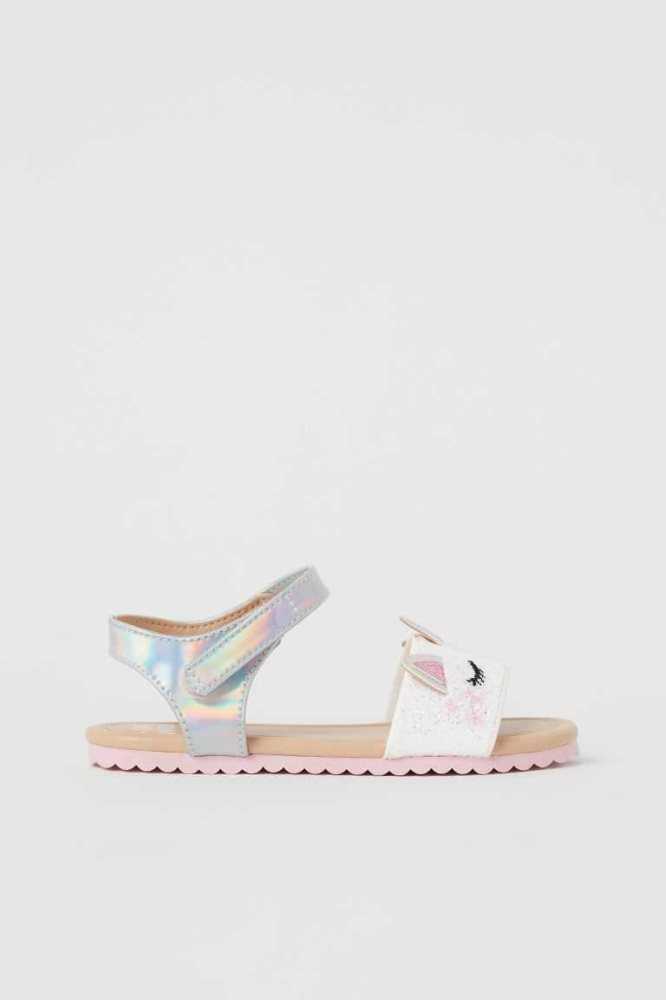 H&M Sandalen Kinder Hellrosa | 5681-FKPHX