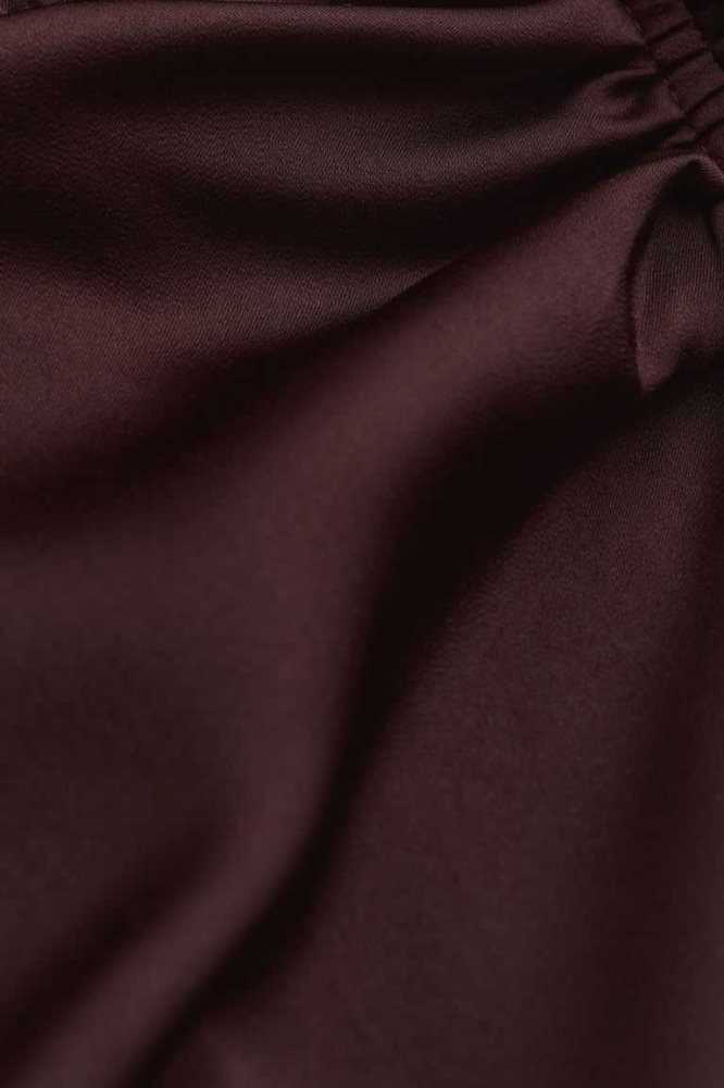 H&M Satin wrap Kleider Damen Bordeaux | 8261-CYLRJ