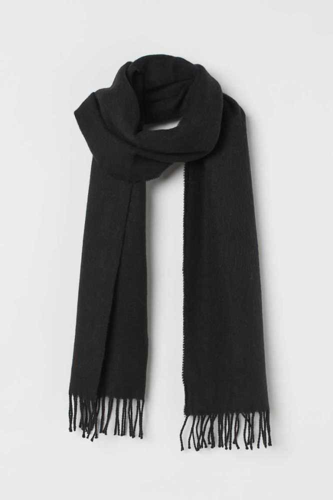 H&M Scarf Schals Herren Weiß Grün | 9472-RUXAC