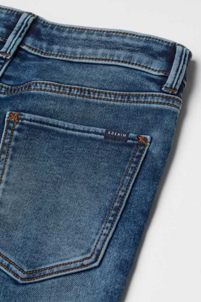 H&M Schlank Fit Jeans Kinder Dunkelblau | 5849-JWOGR