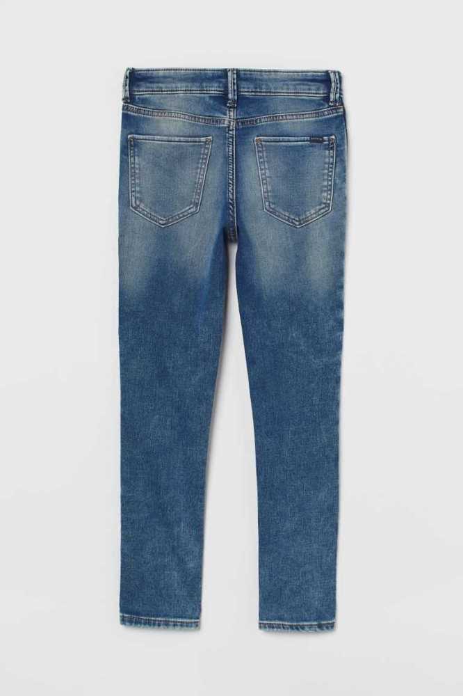 H&M Schlank Fit Jeans Kinder Dunkelblau | 5849-JWOGR