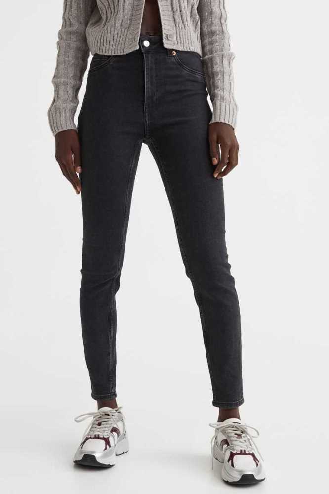 H&M Schlank High Jeans Damen Hellrosa | 4561-GQNJT