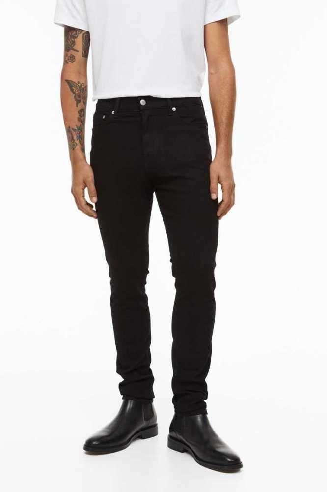 H&M Schlank Jeans Herren Blau | 2783-ZONEU